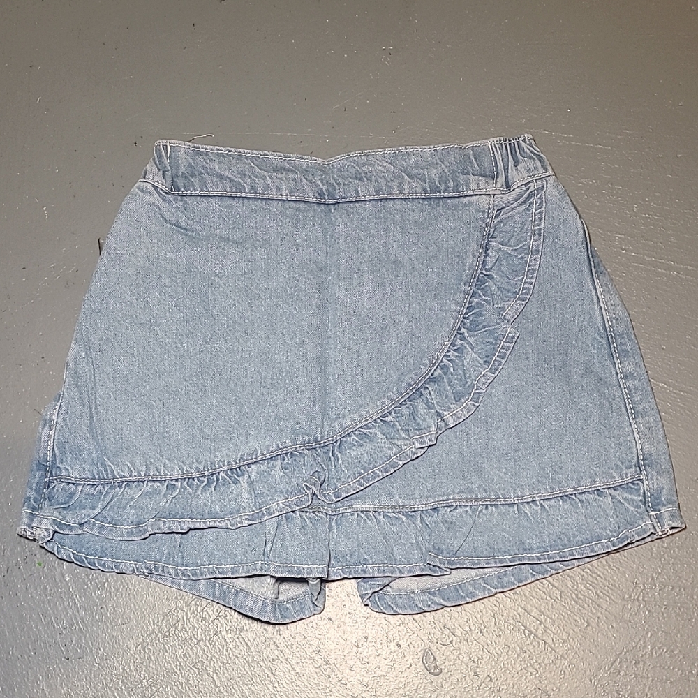 SHEIN Light Blue Denim Skort
